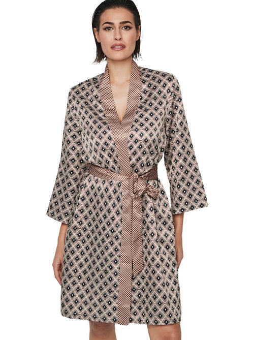 Kimono negligé p116 satin sublime - Kiabi Kimono negligé p116 satin sublime - Kiabi