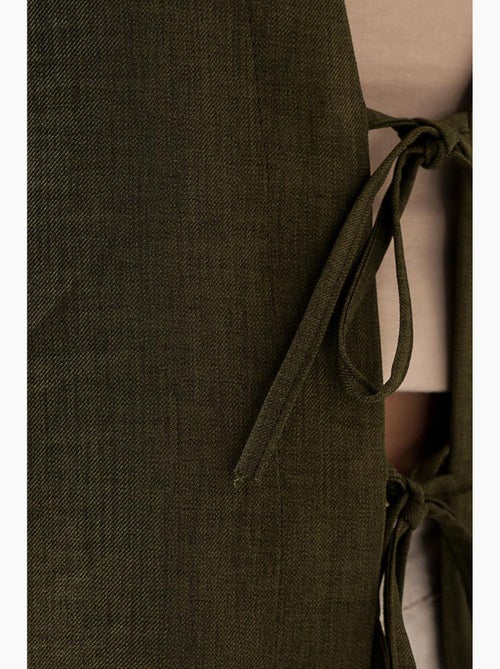 Kimono-vest met v-hals viscosemix bdart - Kiabi Kimono-vest met v-hals viscosemix bdart - Kiabi