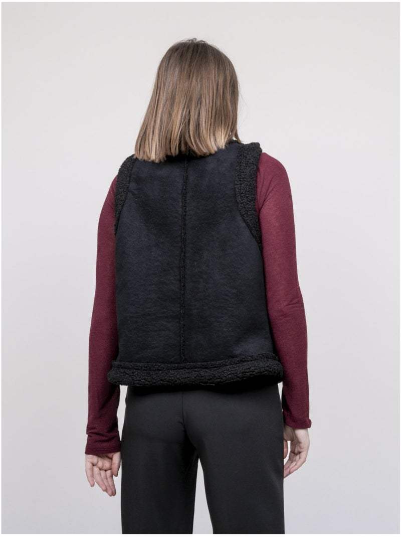 KIMORA mouwloos vest Zwart - Kiabi
