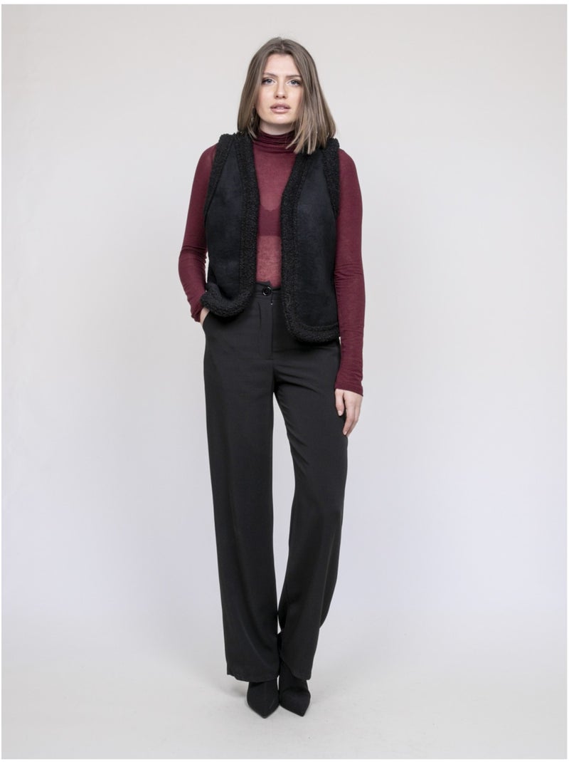 KIMORA mouwloos vest Zwart - Kiabi
