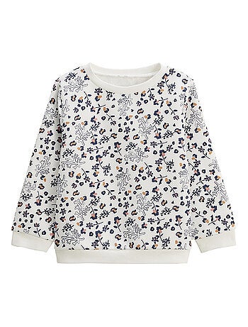 Kinder celeste fleece sweatshirt
