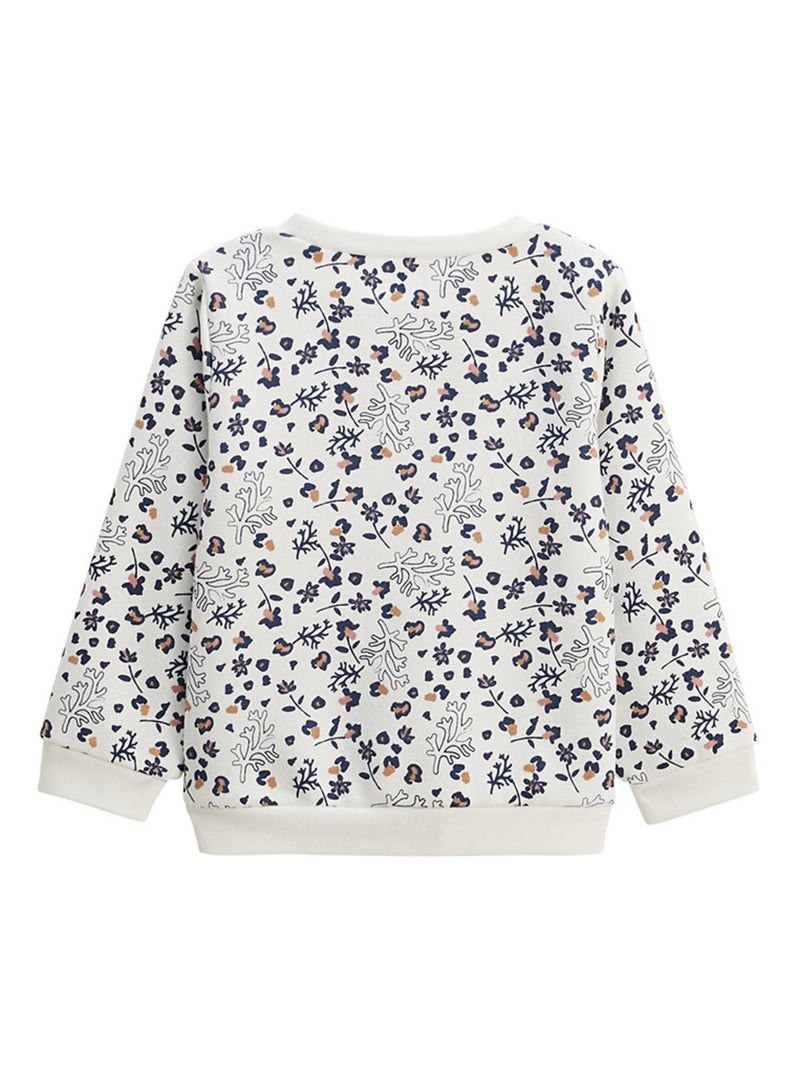 Kinder Celeste Fleece Sweatshirt Ecru - Kiabi