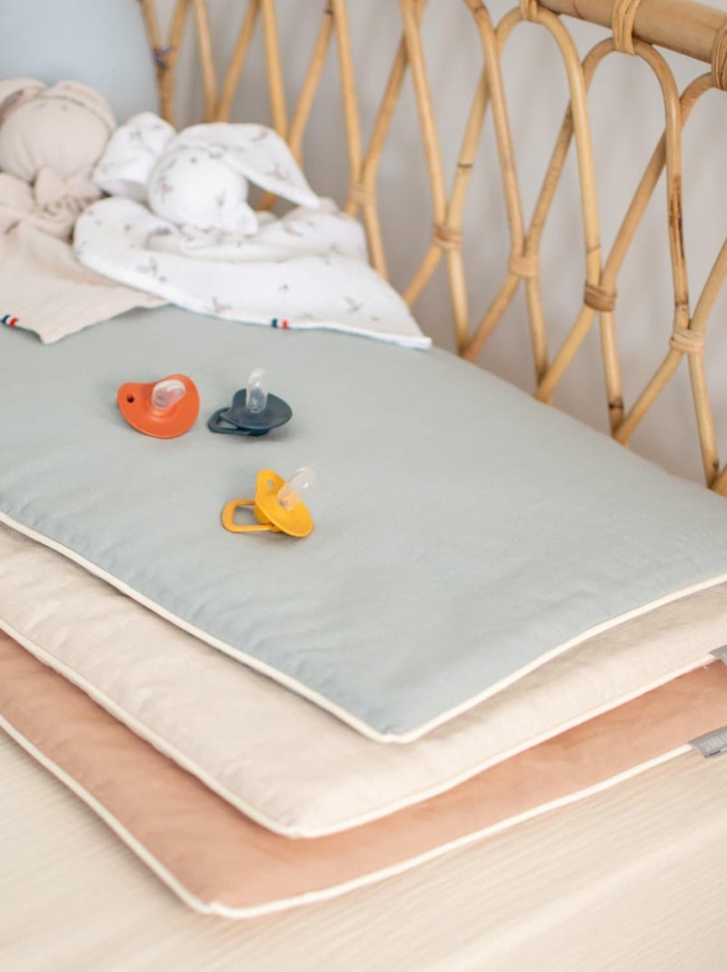 Kinder dekbed en kussen linnen Beige - Kiabi