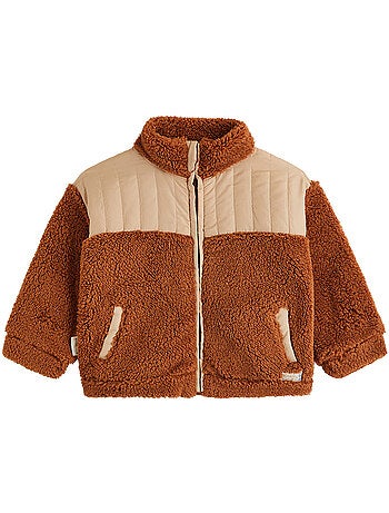 Kinder sherpa-jas moka