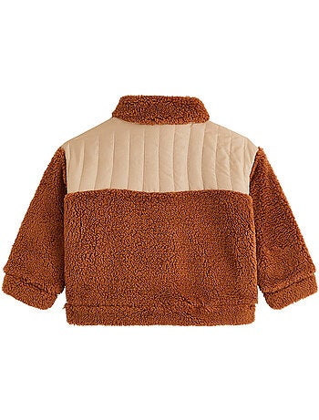 Kinder sherpa-jas moka