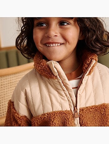 Kinder sherpa-jas moka
