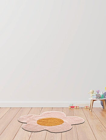 Kinder vloerkleed rond 'Stella' – 100% katoentufting Daisy 80 x 80 cm Future Home