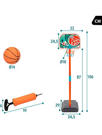 Kinderbasketbalring met bal cb toys