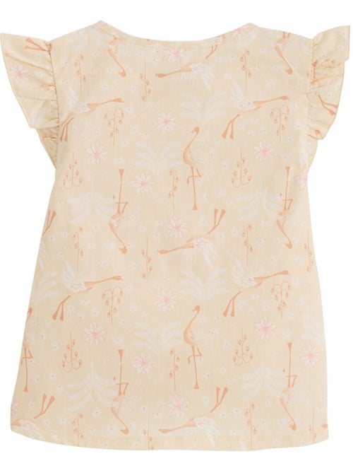 Kinderblouse van poplin, Zomerpoëzie - Kiabi