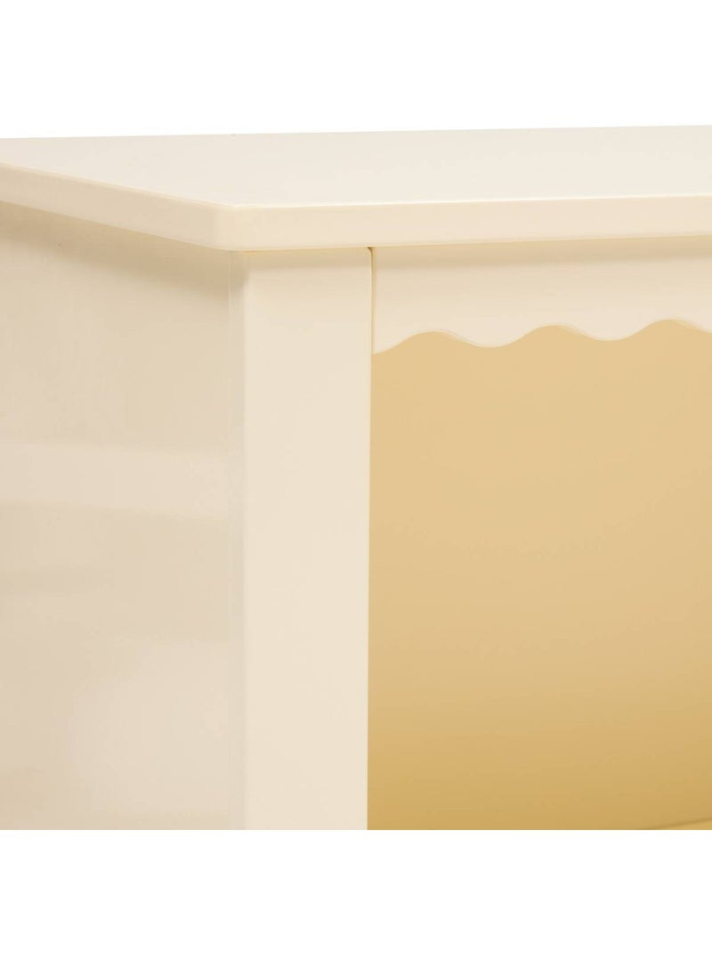 Kinderboekenkast met 2 planken Beige - Kiabi