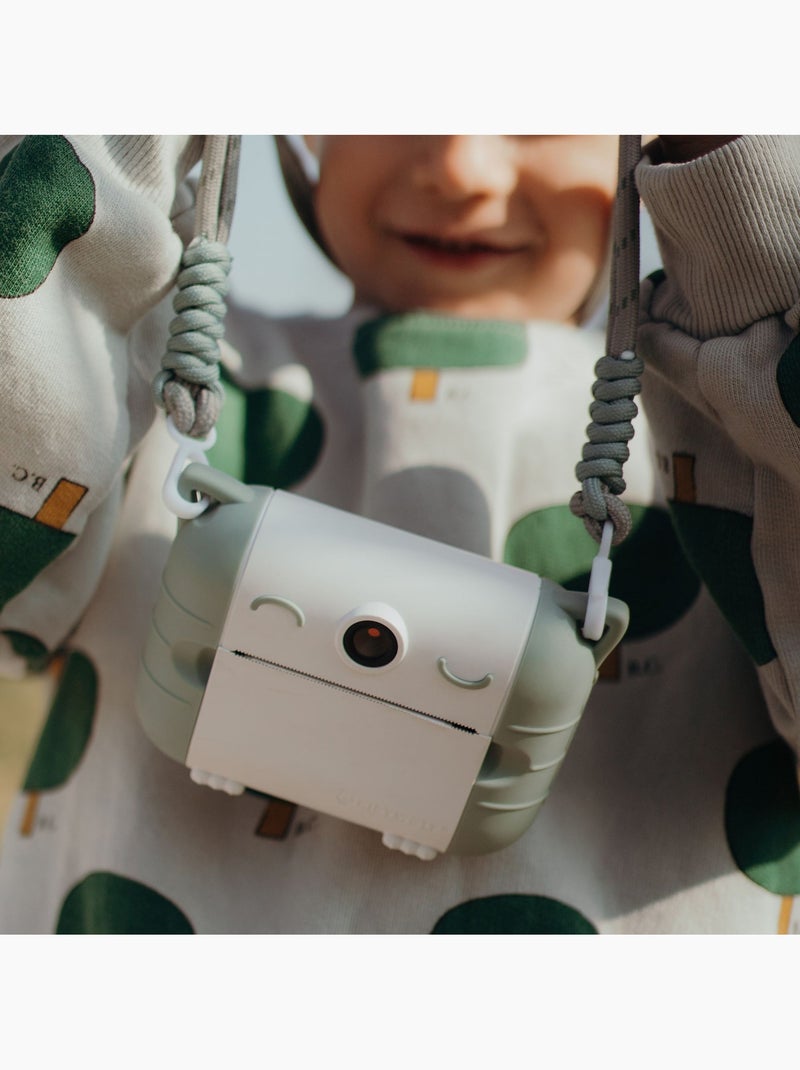 Kindercamera met thermische printer Groen - Kiabi