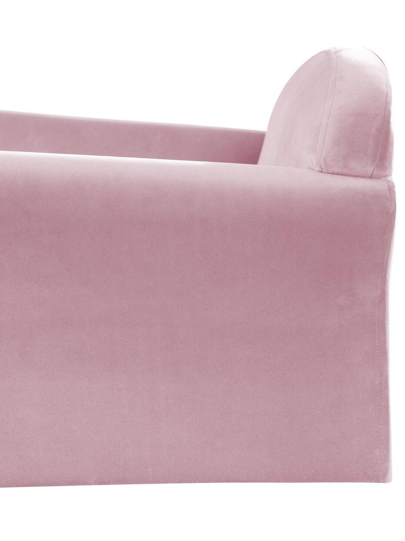 Kinderclubfauteuil van zacht velours - ROBA 'lil sofa' Roze - Kiabi