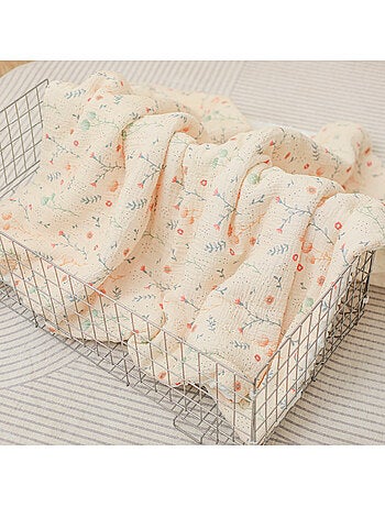 Kinderdeken 100x135 van OEKO-TEX mousselinekatoen en minky | SUPERBE BEBE
