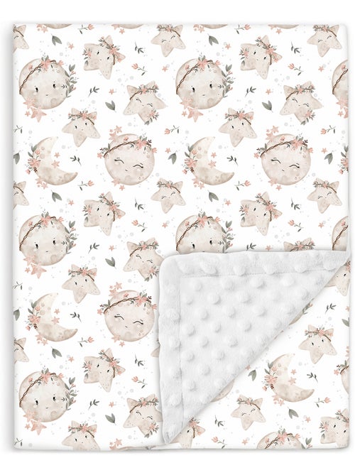 Kinderdeken van OEKO-TEX katoen en minky | SUPERBE BEBE - Kiabi Kinderdeken van OEKO-TEX katoen en minky | SUPERBE BEBE - Kiabi