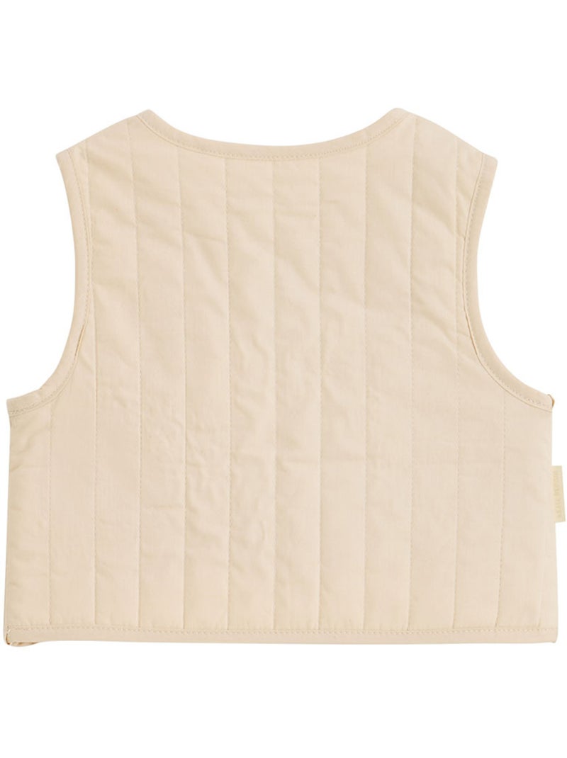 Kinderjasje van poplin zonder mouwen Zomerpoëzie Beige - Kiabi