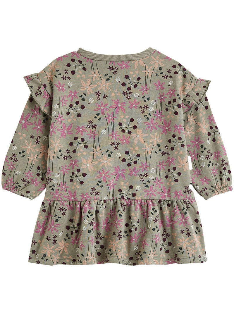 Kinderjurk van fleece misti Kaki - Kiabi