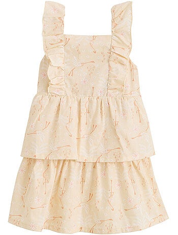 Kinderjurk van poplin zomerpoëzie