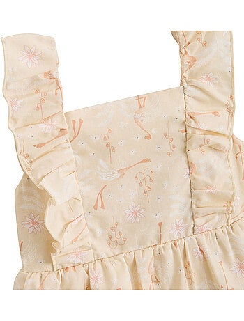 Kinderjurk van poplin zomerpoëzie