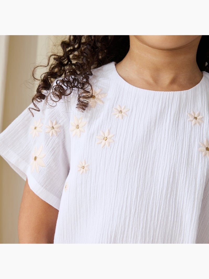 Kinderjurk Zomerpoëzie Wit - Kiabi