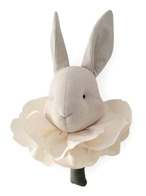 Kinderkamer linnen wandtrofee konijn, flora - Kiabi