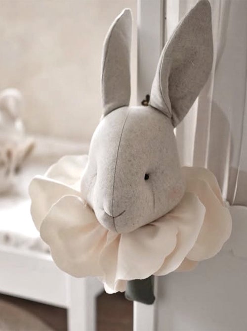 Kinderkamer linnen wandtrofee konijn, flora - Kiabi
