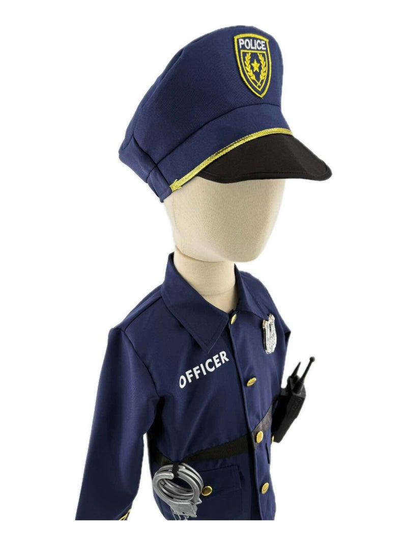 Kinderkostuum politieagent Blauw - Kiabi