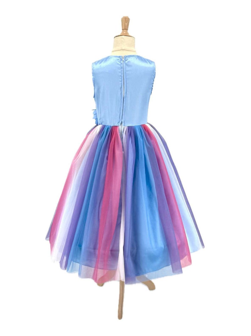 Kinderkostuum – prinsessenjurk louise Blauw - Kiabi