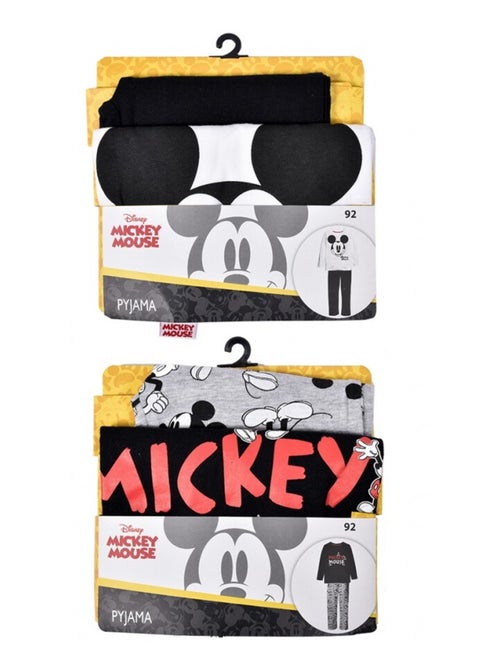Kinderpyjama LICENCE MICKEY katoen - Set van 2 - Kiabi