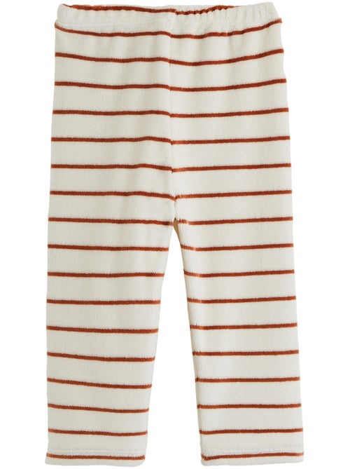 Kinderpyjama (tweedelig) van velours in de kleur Moka - Kiabi Kinderpyjama (tweedelig) van velours in de kleur Moka - Kiabi