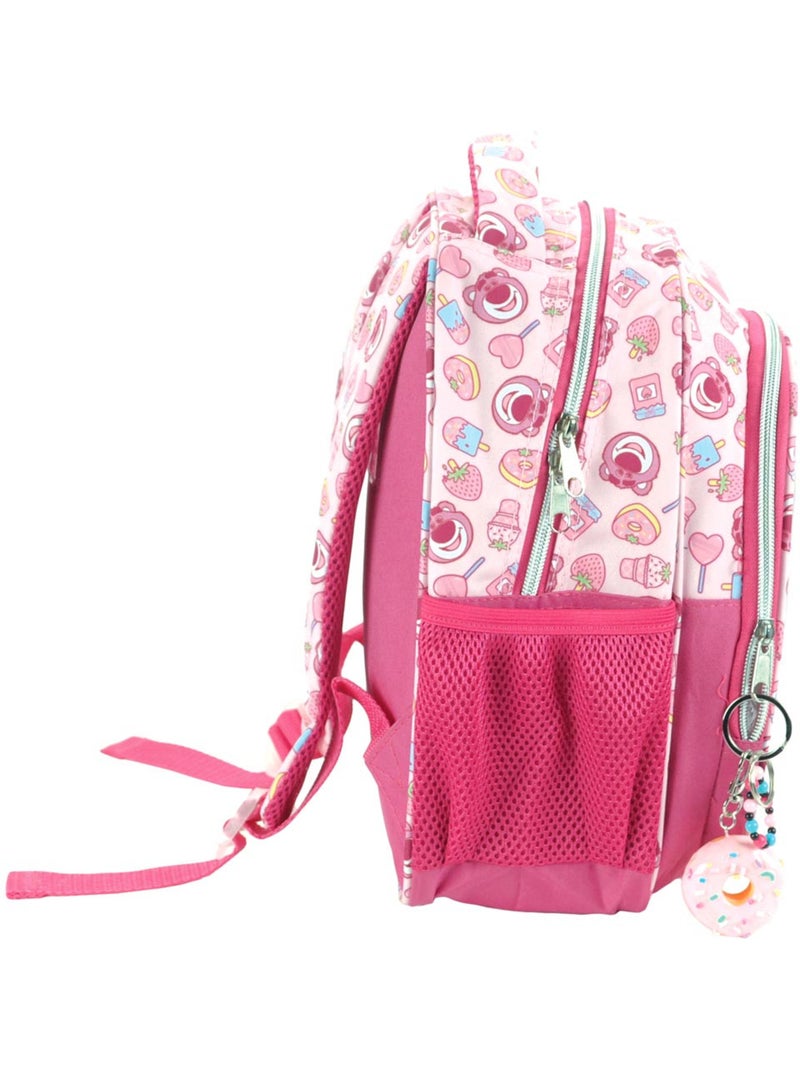 Kinderrugzak 30 cm Toy Story Lotso met sleutelhanger Roze - Kiabi