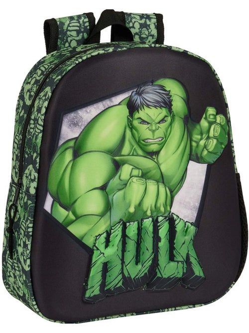 Kinderrugzak 3D Avengers Hulk 33 cm SAFTA - Kiabi Kinderrugzak 3D Avengers Hulk 33 cm SAFTA - Kiabi