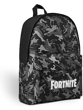 Kinderrugzak 40 cm 'Fortnite' Model 2 camouflage zwart en grijs - FORTNITE