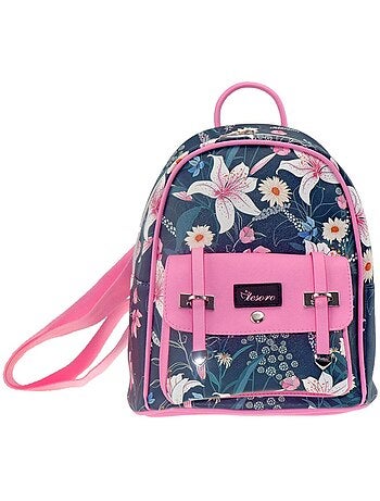 Kinderrugzak CMP Tesoro 25 cm bloemen marineblauw donker zwart