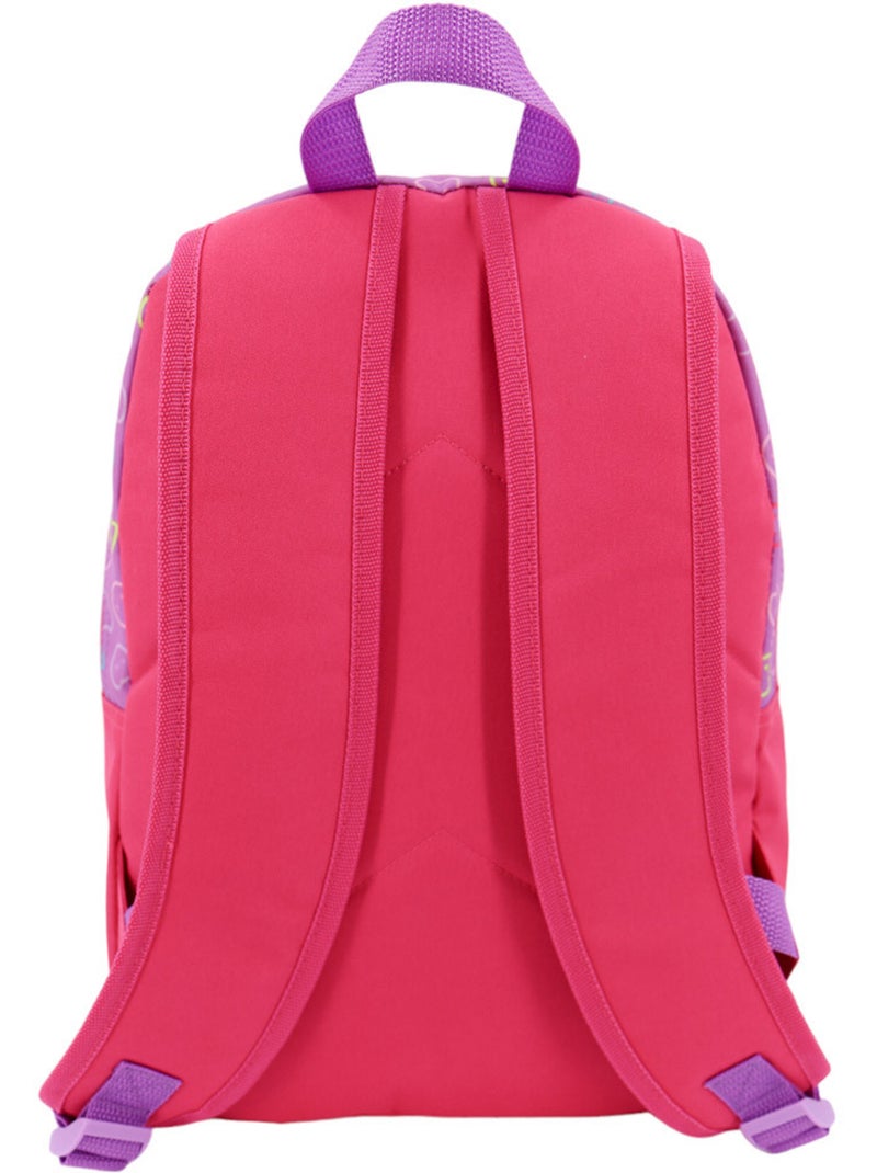 Kinderrugzak Gabby's poppenhuis ambiance disco 38 cm Wit Donker Roze - Kiabi