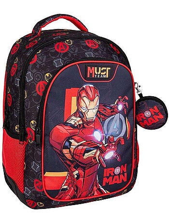 Kinderrugzak 'Iron Man' 43 cm – 2 vakken met ritssluiting – AVENGERS