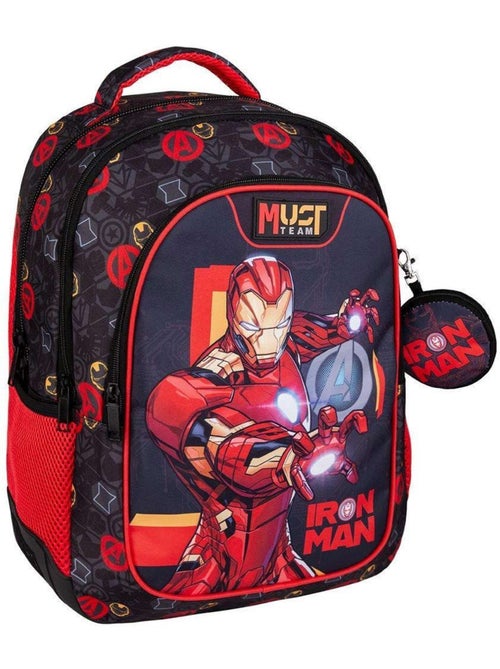 Kinderrugzak 'Iron Man' 43 cm – 2 vakken met ritssluiting – AVENGERS - Kiabi