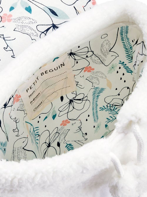 Kinderrugzak met Alaska Sherpa-print - Kiabi
