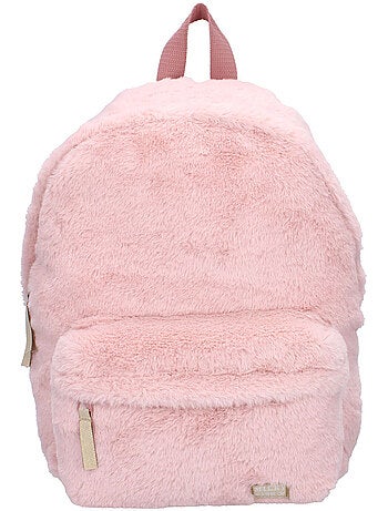 Kinderrugzak Milky Kiss Roze alles zacht - 37 cm