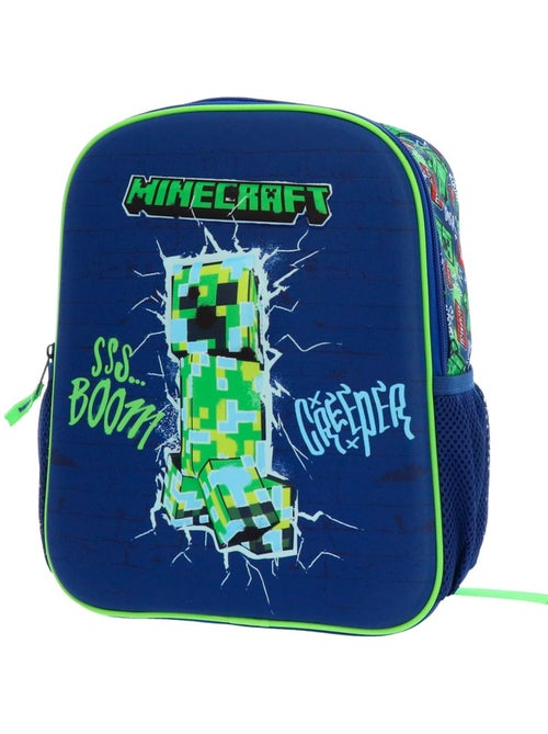 Kinderrugzak Minecraft Creeper 32 cm vak met ritssluiting - Kiabi