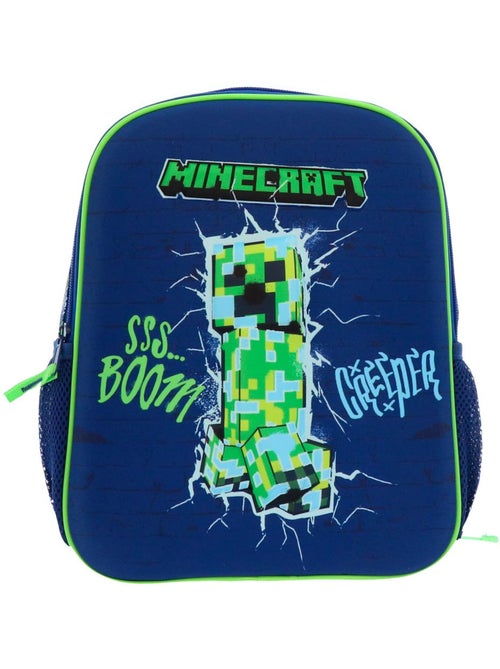 Kinderrugzak Minecraft Creeper 32 cm vak met ritssluiting - Kiabi