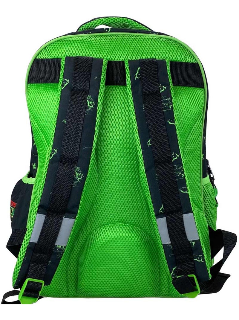 Kinderrugzak polyester bedrukt Tortue Ninja 43 cm Multicolor - Kiabi