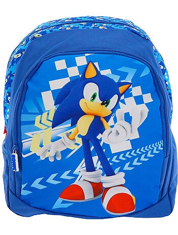 Kinderrugzak Sonic met vak met ritssluiting 38 cm