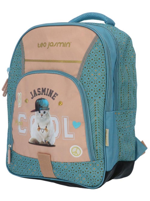 Kinderrugzak TEO JASMIN 'Jasmine Cat' 42 cm met 2 vakken met ritssluiting - Kiabi Kinderrugzak TEO JASMIN 'Jasmine Cat' 42 cm met 2 vakken met ritssluiting - Kiabi