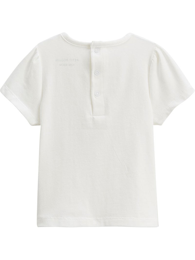 Kinderset bestaande uit een praline T-shirt en legging Zand - Kiabi