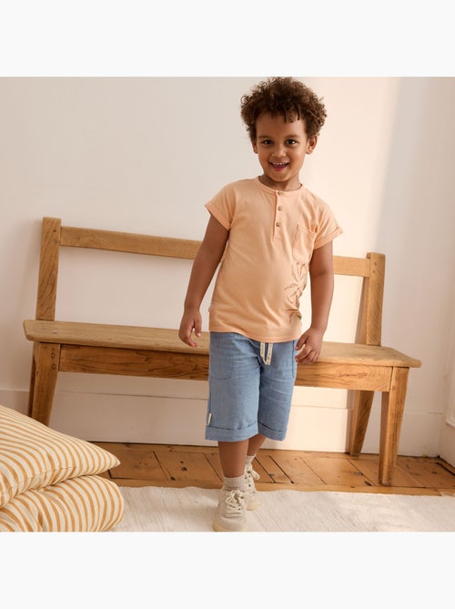 Kindershorts van Kanha-katoen canvas - Kiabi Kindershorts van Kanha-katoen canvas - Kiabi