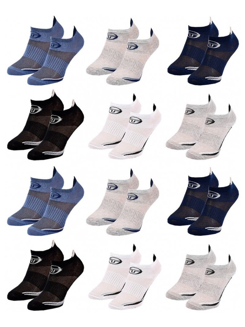 Kindersokken SNEAKER SERGIO TACCHINI - Set van 12 Multicolor - Kiabi
