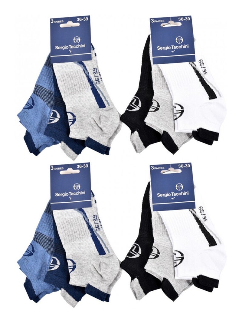 Kindersokken SNEAKER SERGIO TACCHINI - Set van 12 Multicolor - Kiabi