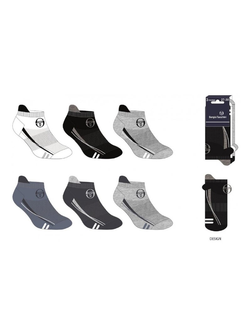 Kindersokken SNEAKER SERGIO TACCHINI - Set van 12 Multicolor - Kiabi