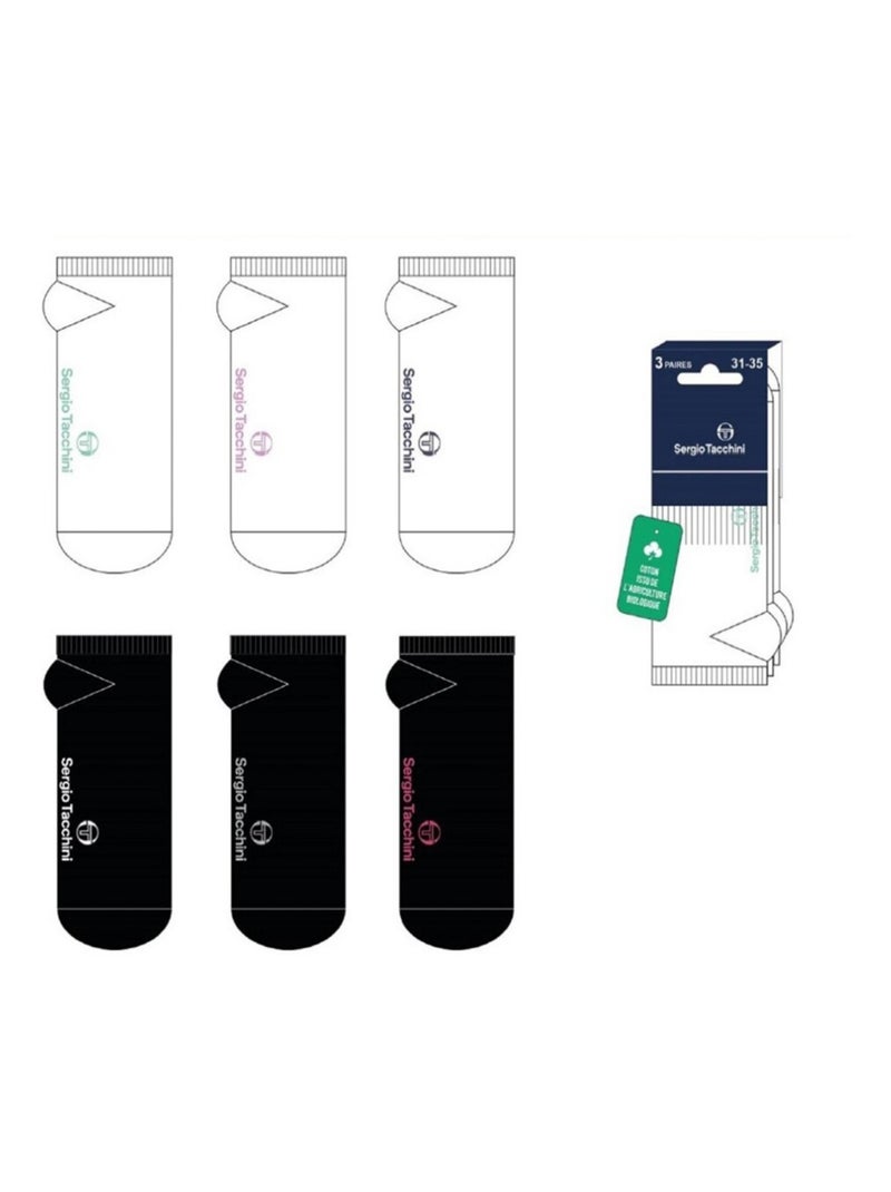 Kindersokken SNEAKER SERGIO TACCHINI - Set van 12 Multicolor - Kiabi