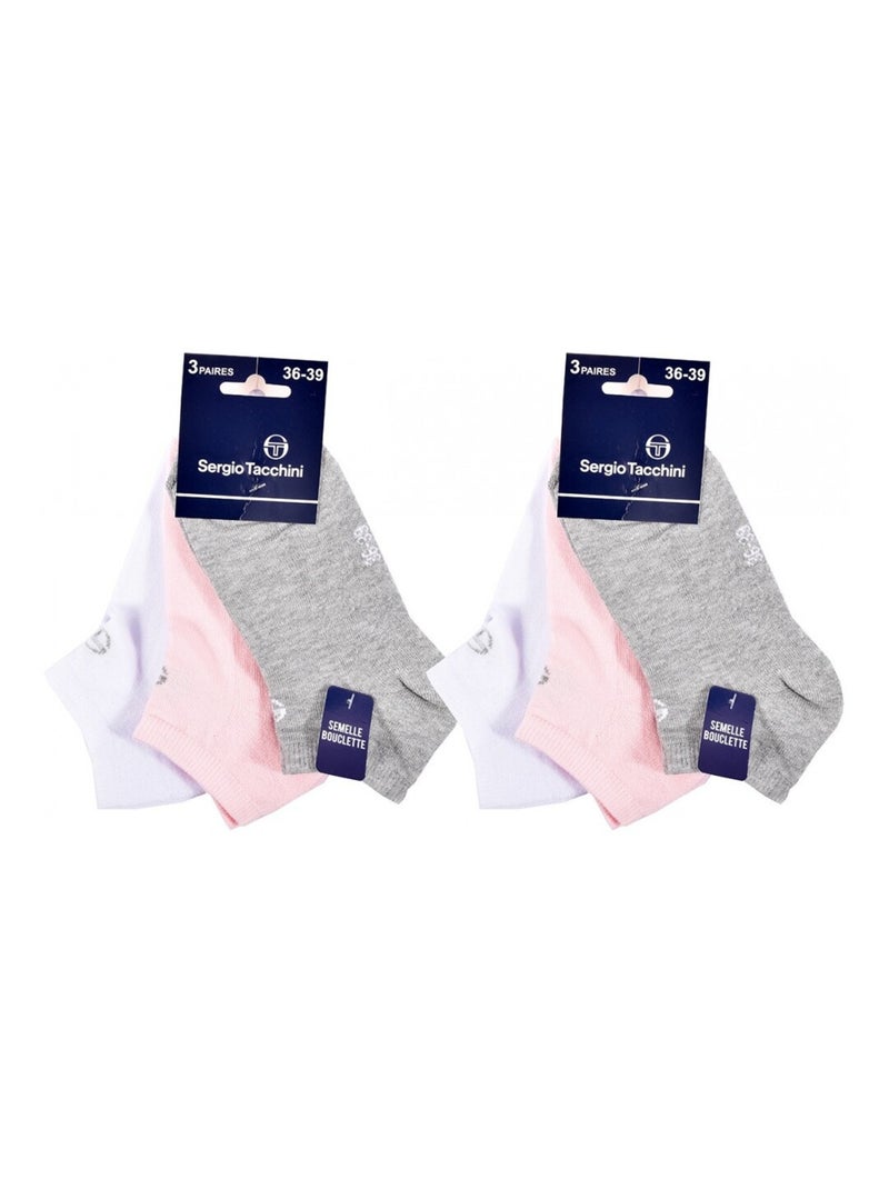 Kindersokken SNEAKER SERGIO TACCHINI - Set van 6 paar Multicolor - Kiabi